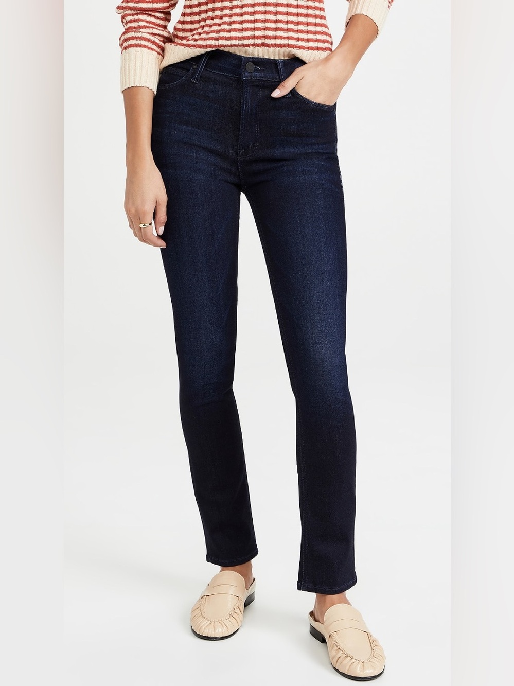 MOTHER The Mid Rise Dazzler Ankle, size 26, in Now or Never